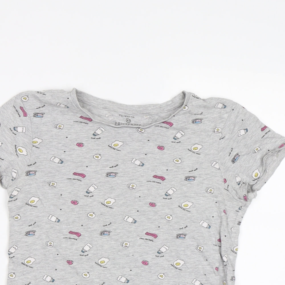 Primark Womens Grey   Basic Polo Size 8