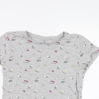 Primark Womens Grey   Basic Polo Size 8