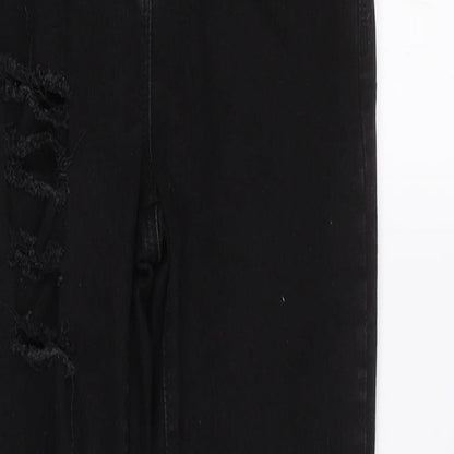 NEXT Womens Black   Skinny Jeans Size 8 L28 in