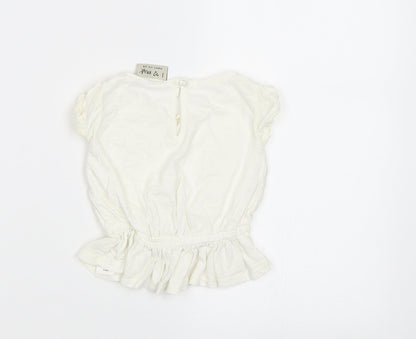 NEXT Baby White   Basic Blouse Size 3-6 Months