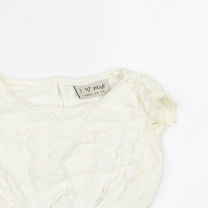 NEXT Baby White   Basic Blouse Size 3-6 Months