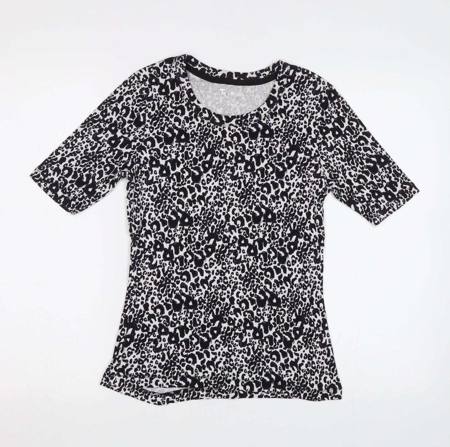 Womens UK Size 10 TU Black Basic T-Shirt