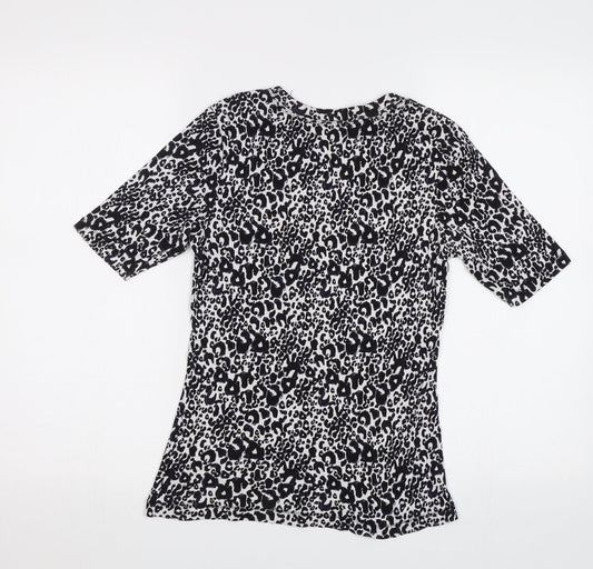 Womens UK Size 10 TU Black Basic T-Shirt