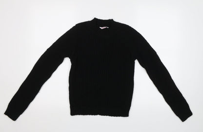 Miss E-vie Girls Black   Pullover Jumper Size 11-12 Years