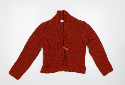 Womens UK Size 12 Minuet Brown Cardigan Jumper