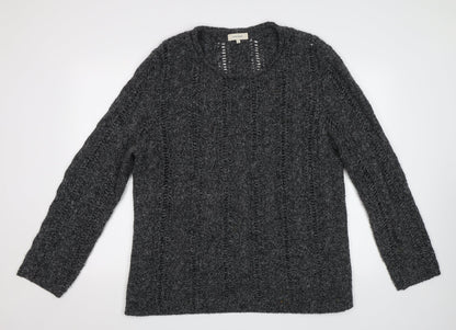 Womens UK Size L River Island Grey Pullover Jumper