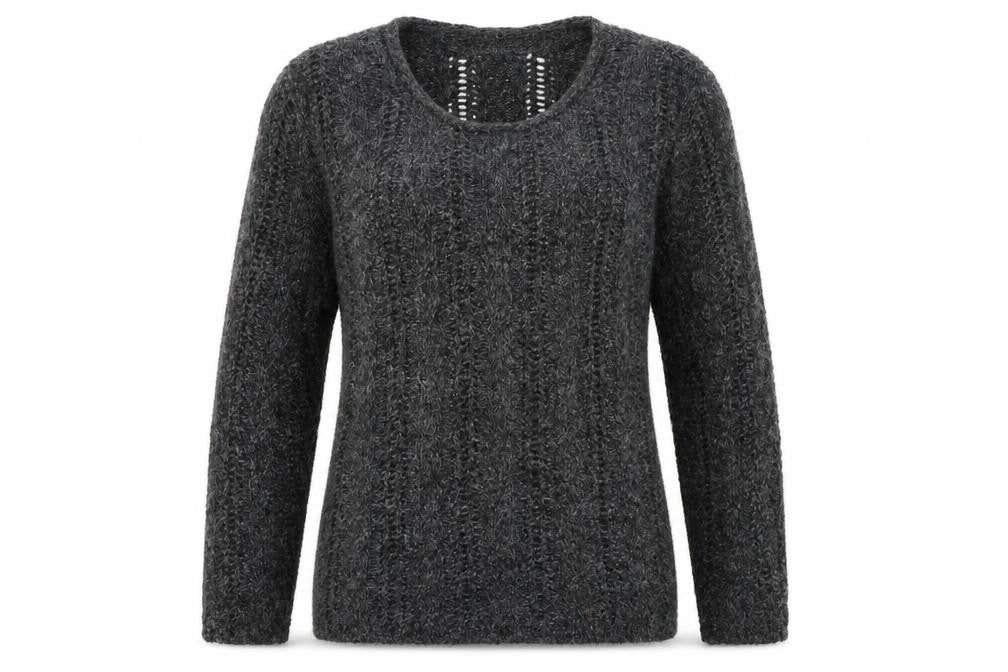 Womens UK Size L River Island Grey Pullover Jumper