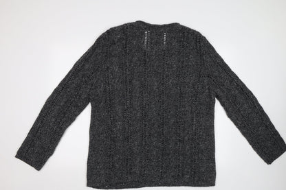 Womens UK Size L River Island Grey Pullover Jumper