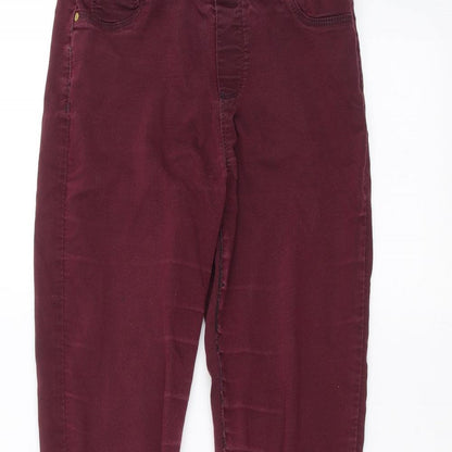 Dorothy Perkins Womens Red   Skinny Jeans Size 10 L28 in