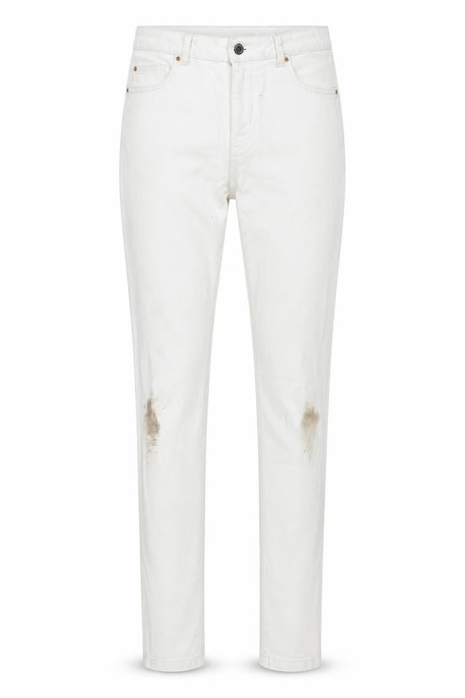 Womens UK Size 12 Denim & Co. Regular Fit Skinny White Jeans
