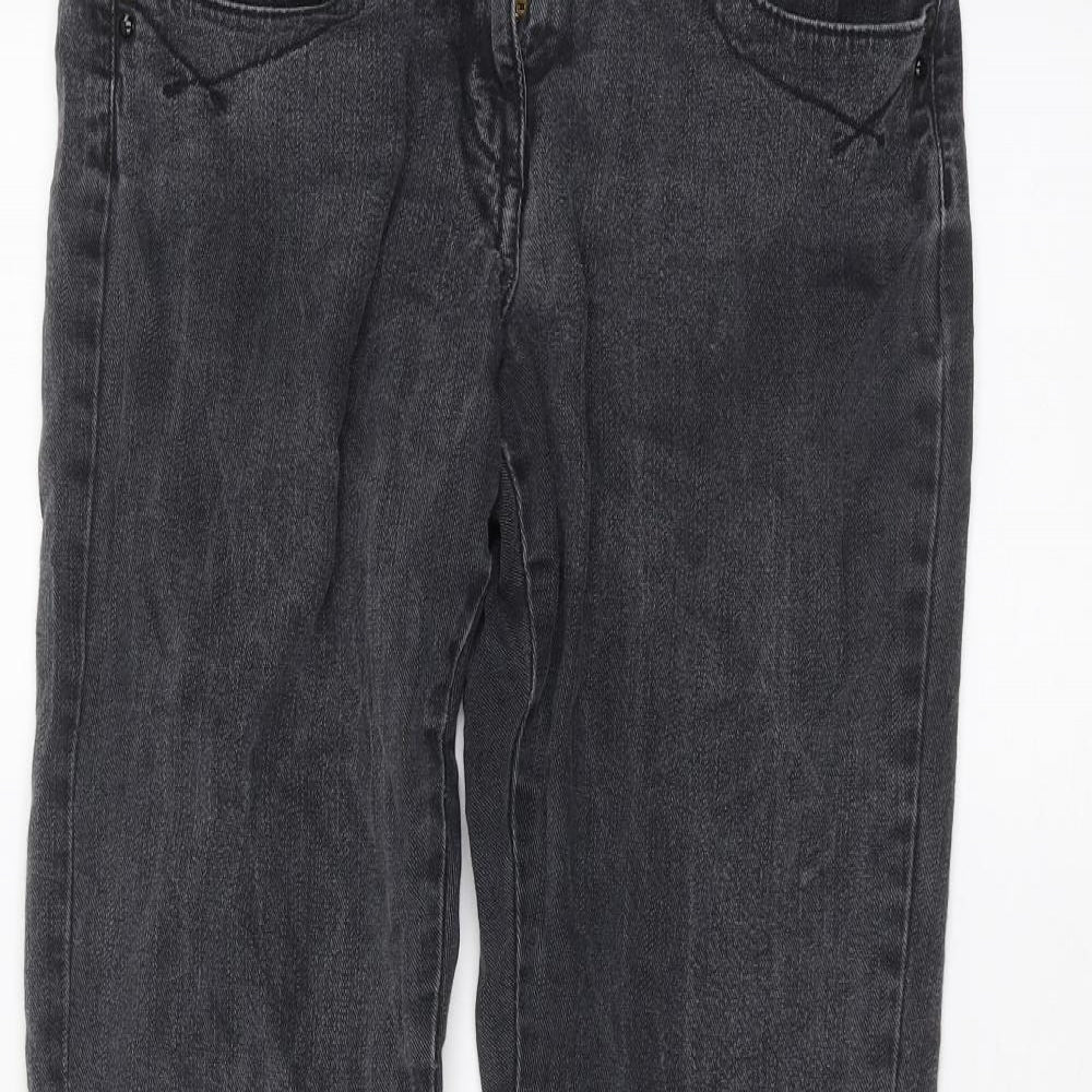 Falmer Womens Black   Straight Jeans Size 10 L27 in
