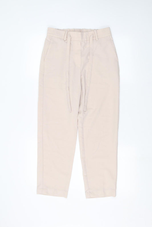 Womens UK Size S H&M Regular Fit  Pink Trousers