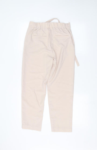 Womens UK Size S H&M Regular Fit  Pink Trousers