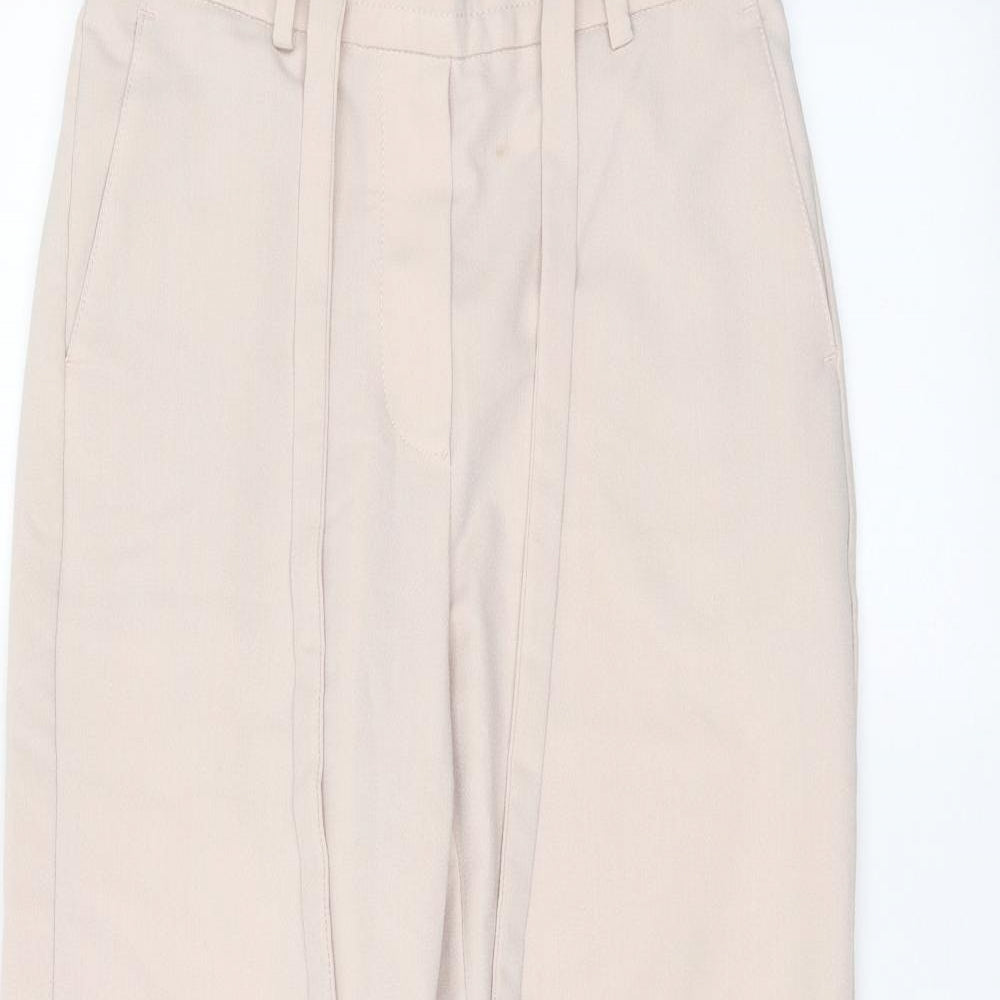 Womens UK Size S H&M Regular Fit  Pink Trousers