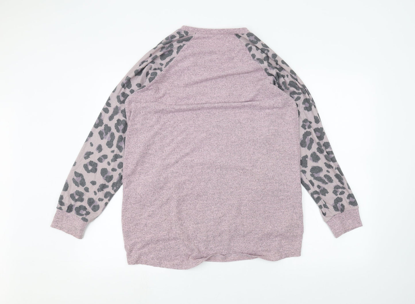 Womens UK Size M Preworn Pink Pullover Jumper