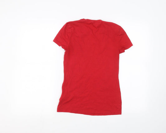 Reebok Mens Red    T-Shirt Size XS