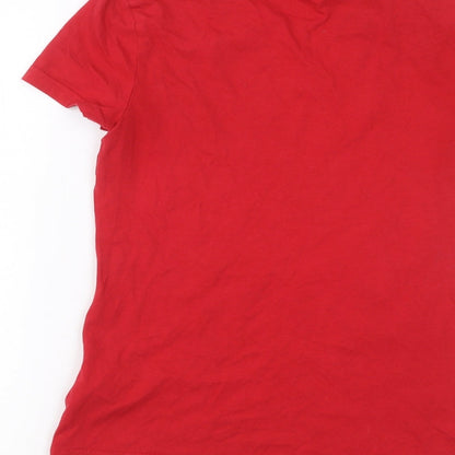 Reebok Mens Red    T-Shirt Size XS