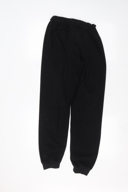 Womens UK Size XS Primark Regular Fit  Black Trousers