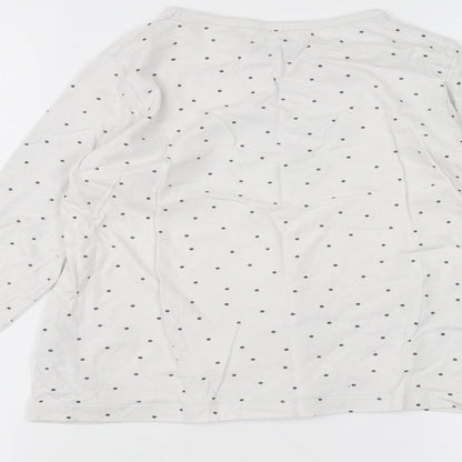 Primark Girls White   Basic T-Shirt Size 7-8 Years