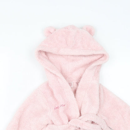 studio baby Baby Pink Solid  Babydoll Robe Size 6-9 Months