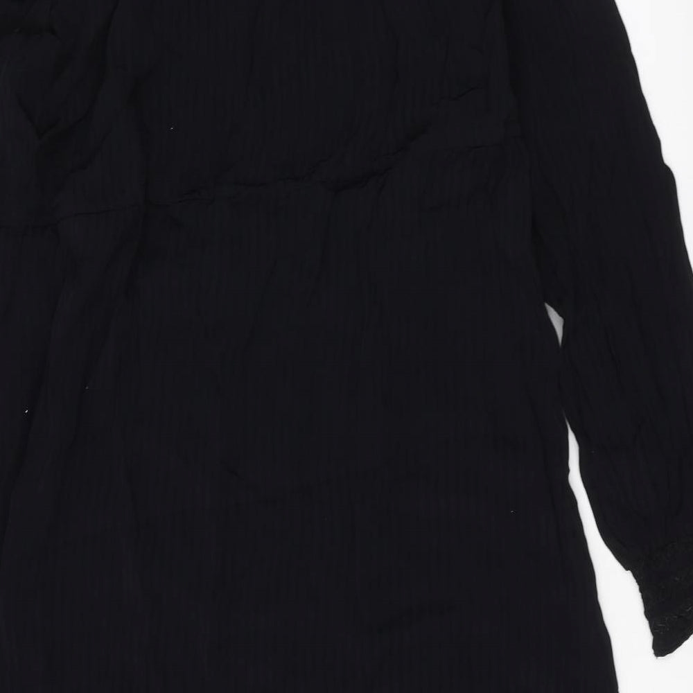 Preworn Womens Black   A-Line  Size M