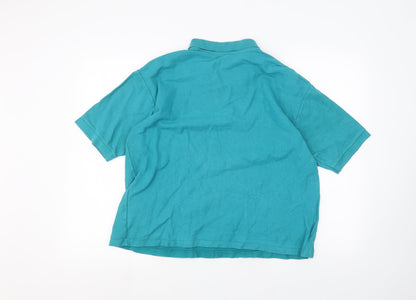 Womens UK Size 20 St michael Green Basic Polo
