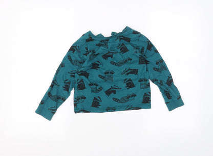 George Girls Blue   Pullover Jumper Size 5-6 Years