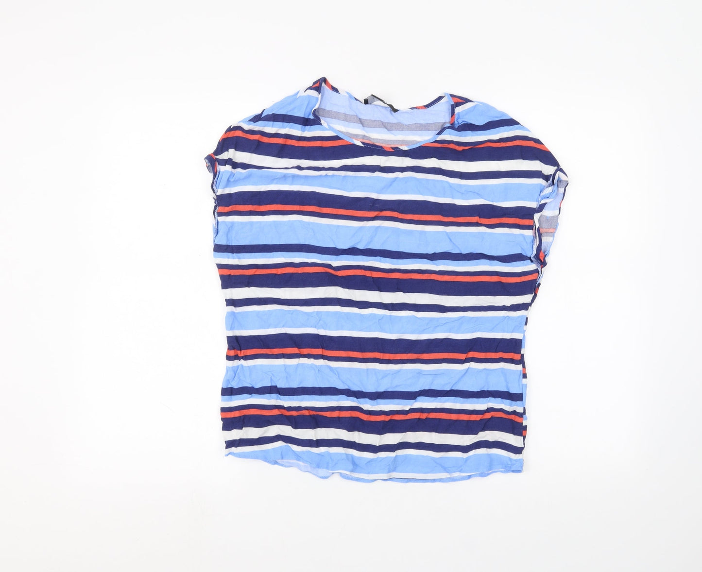 Womens UK Size 14 Atmosphere Blue Basic T-Shirt