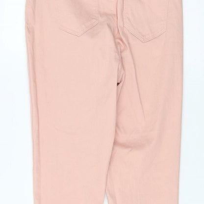 PEP&CO Womens Pink   Jegging Jeans Size 12 L28 in