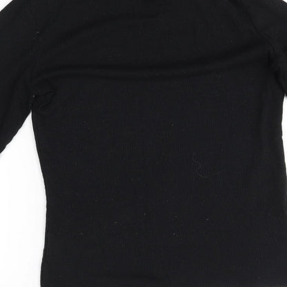 Womens UK Size 10 New Look Black Pullover Jumper