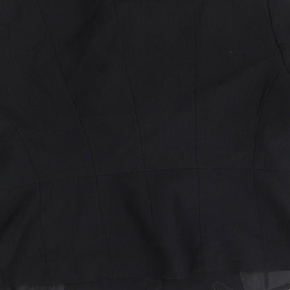E-vie Womens Black   Jacket Blazer Size 14