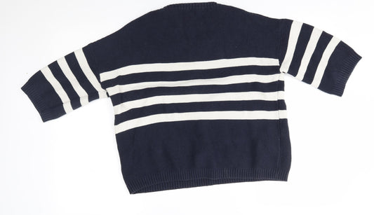 Womens UK Size 12 NEXT Blue Pullover Jumper