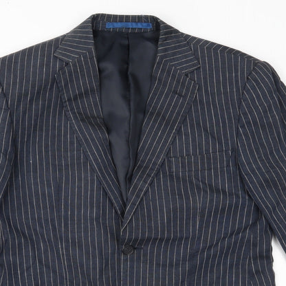 Mens UK Size 36 M&S Regular Blue Suit Jacket