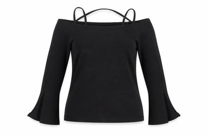 Womens UK Size 10 ASOS Black Basic Blouse