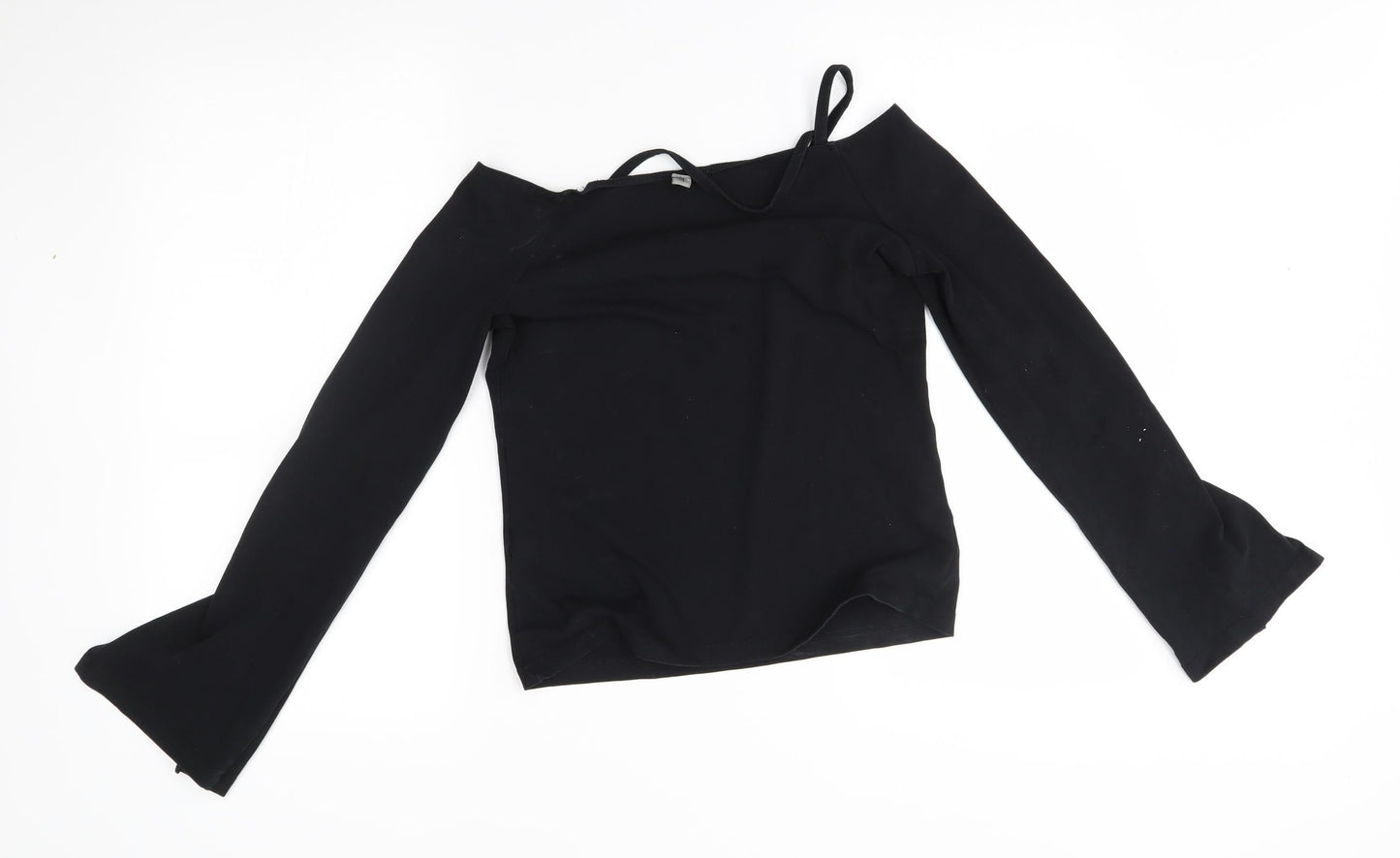 Womens UK Size 10 ASOS Black Basic Blouse