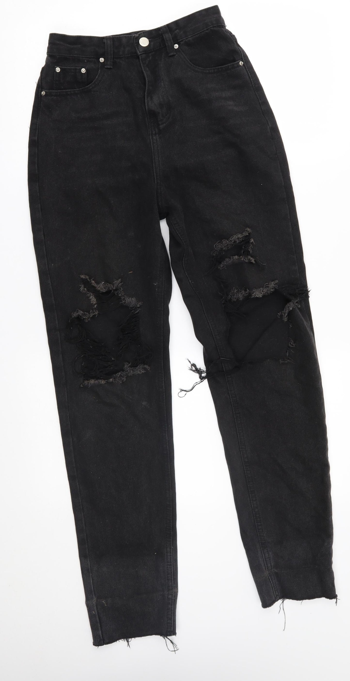 SheIn Womens Black   Straight Jeans Size XS L29 in