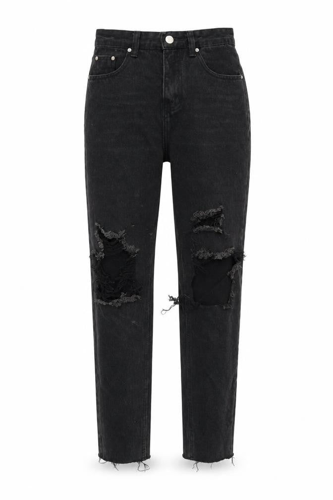 SHEIN Womens Black   Straight Jeans Size XS L29 in