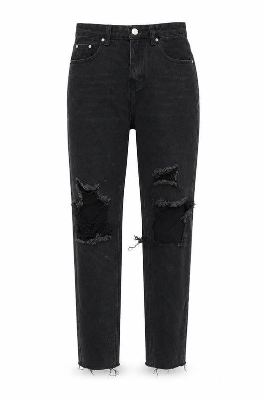 SHEIN Womens Black   Straight Jeans Size XS L29 in
