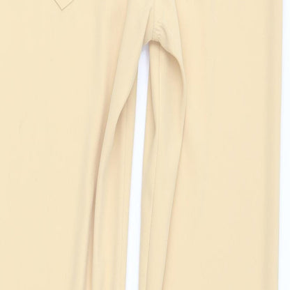 serge dana Womens Yellow   Trousers  Size 14 L33 in