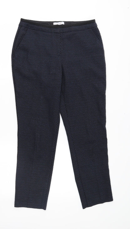 Womens UK Size 10 M&S Regular Fit  Blue Trousers