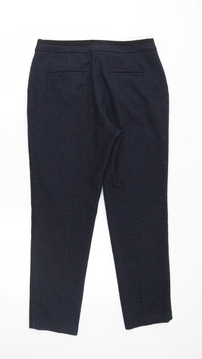 Womens UK Size 10 M&S Regular Fit  Blue Trousers