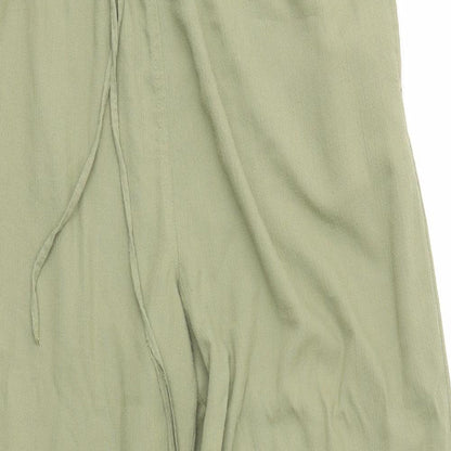 Casual Wear Womens Green   Trousers  Size 14 L27 in