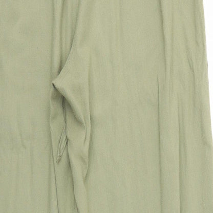 Casual Wear Womens Green   Trousers  Size 14 L27 in