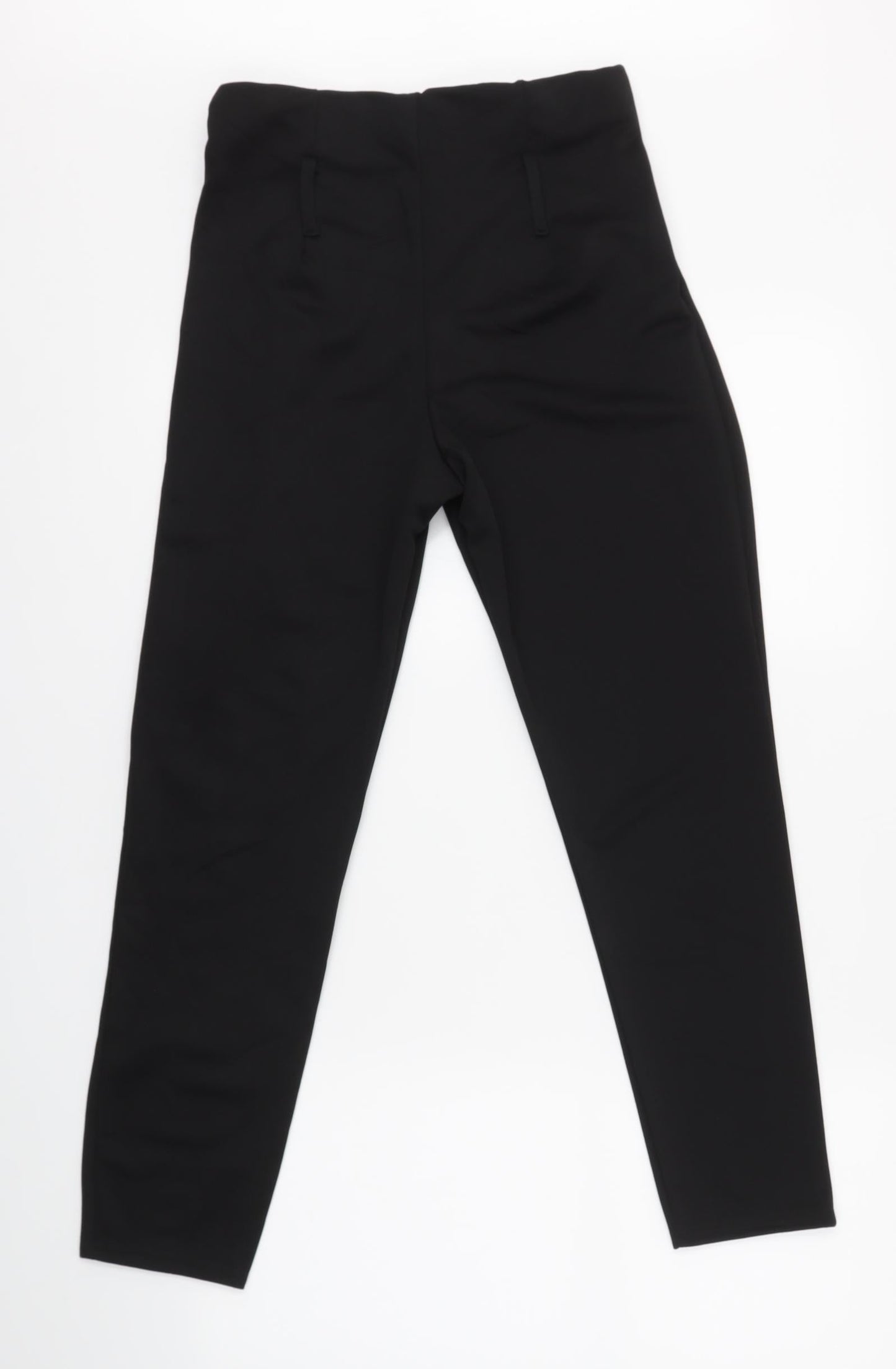 Womens UK Size 12 I SAW IT FIRST Regular Fit Dress Pants Black Trousers