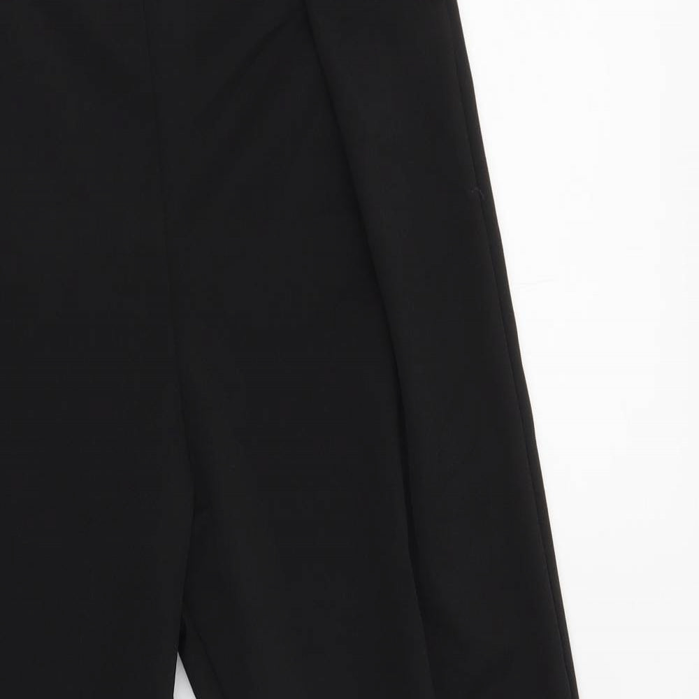 Womens UK Size 12 I SAW IT FIRST Regular Fit Dress Pants Black Trousers