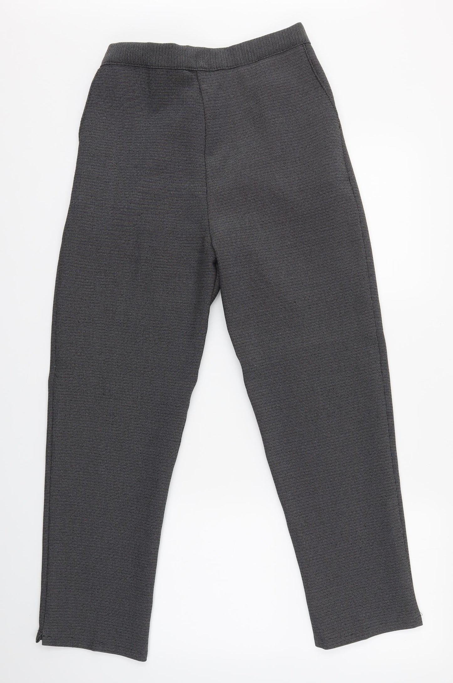 Womens UK Size 14 Preworn Regular Fit  Grey Trousers