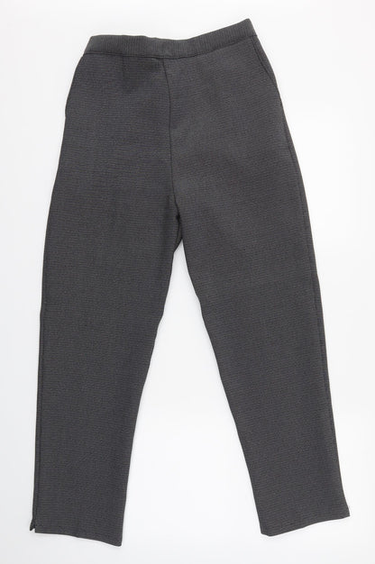 Womens UK Size 14 Preworn Regular Fit  Grey Trousers