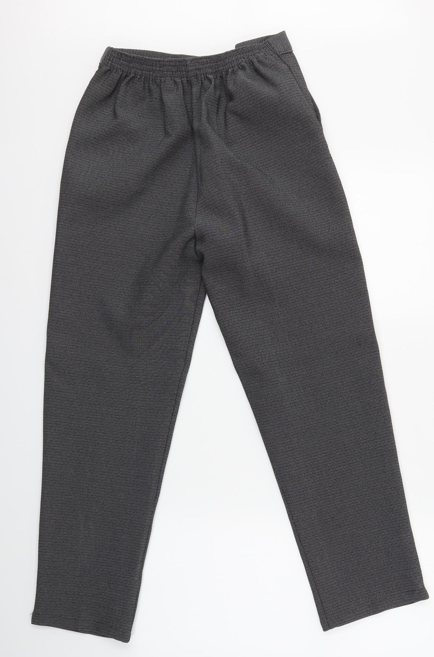 Womens UK Size 14 Preworn Regular Fit  Grey Trousers