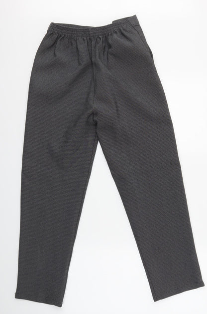 Womens UK Size 14 Preworn Regular Fit  Grey Trousers