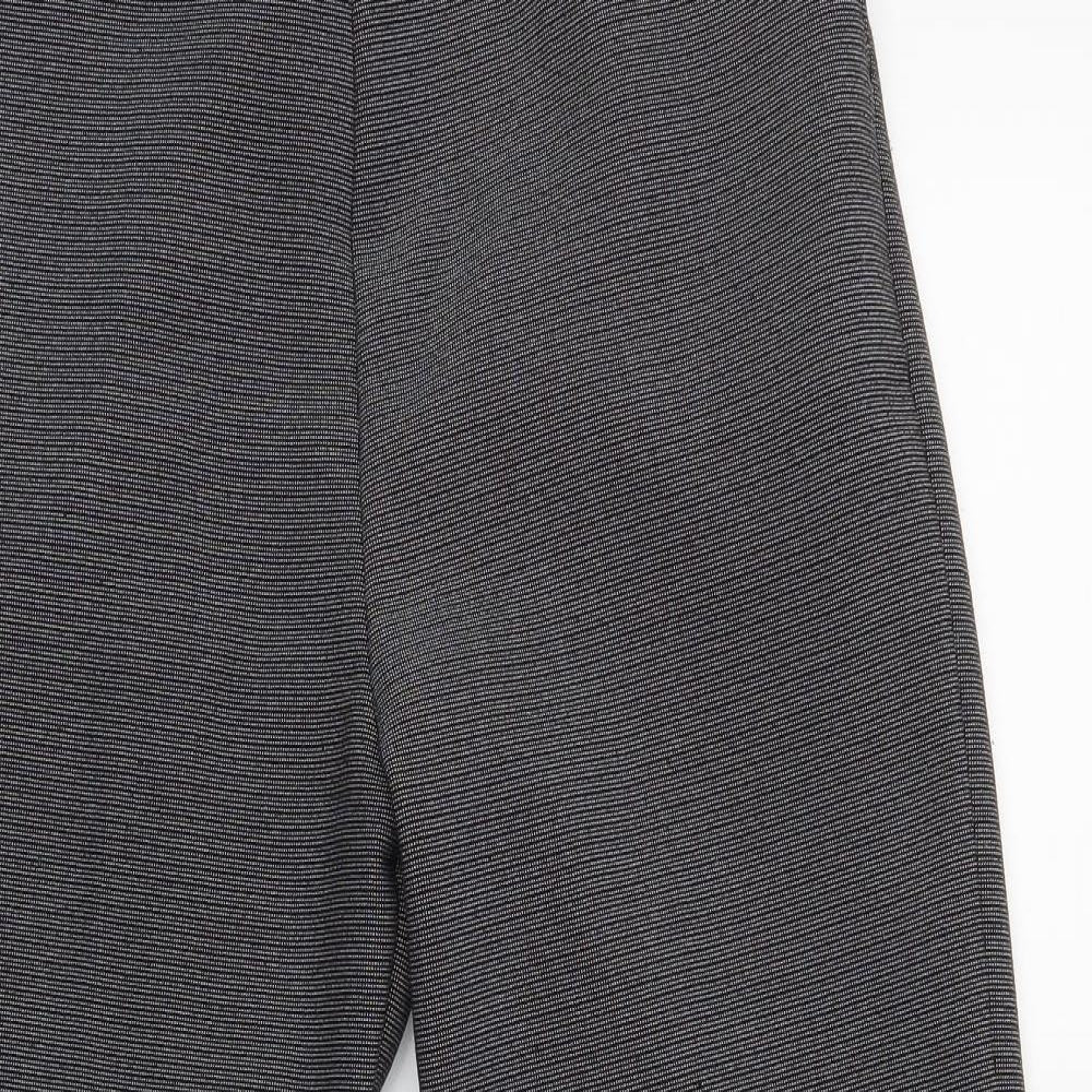 Womens UK Size 14 Preworn Regular Fit  Grey Trousers